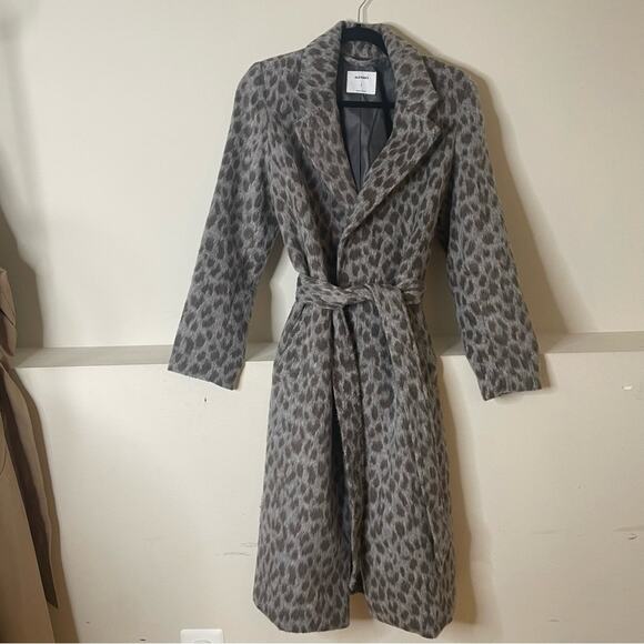 Old Navy Oversized Soft-brushed Leopard-Print Coat Size Small - Picture 11 of 11